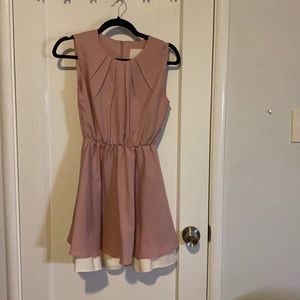 Pink mini dress
